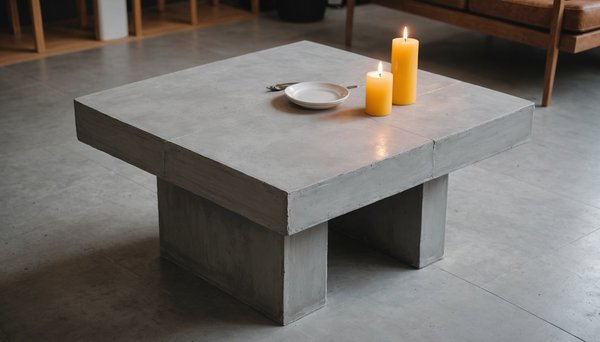 Tables en béton ciré : le must de la décoration personnalisée