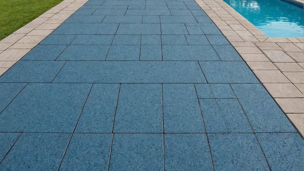 Quelle est la meilleure option pour un revêtement de sol extérieur antidérapant autour d'une piscine?