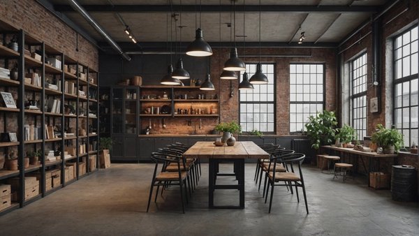 Créez un espace tendance avec la décoration intérieure industrielle